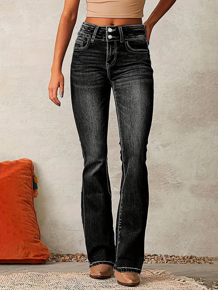 Ayelle™ | High-Waist Flared Jeans