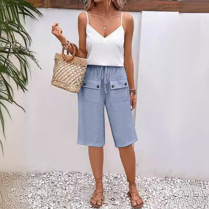 Noria - Pocket Button Shorts