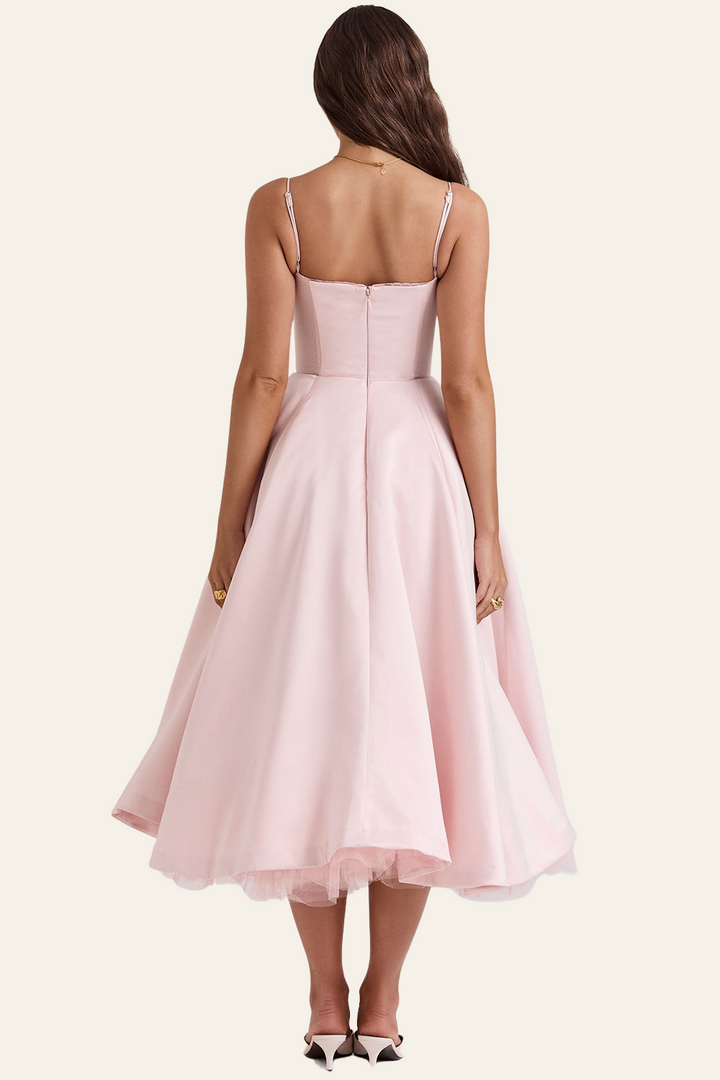 FELICIA™ | TULLE MIDI DRESS