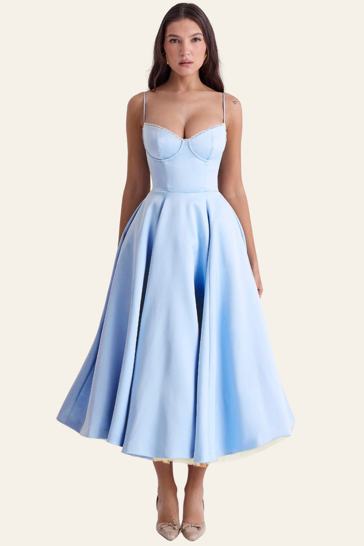 FELICIA™ | TULLE MIDI DRESS