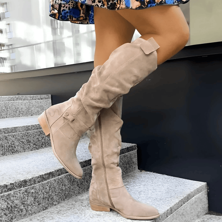 Jordyn™ | Stylish Suede Knee Boots