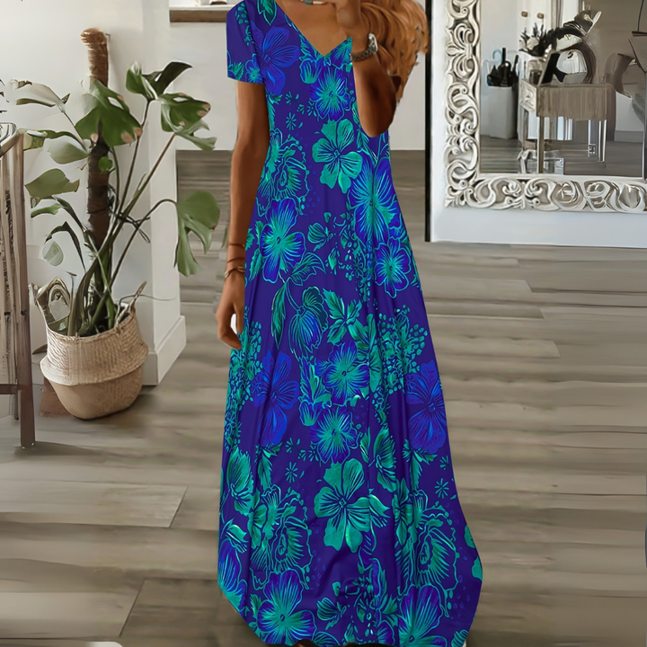 Sirena™ | Watercolour Floral Maxi Dress