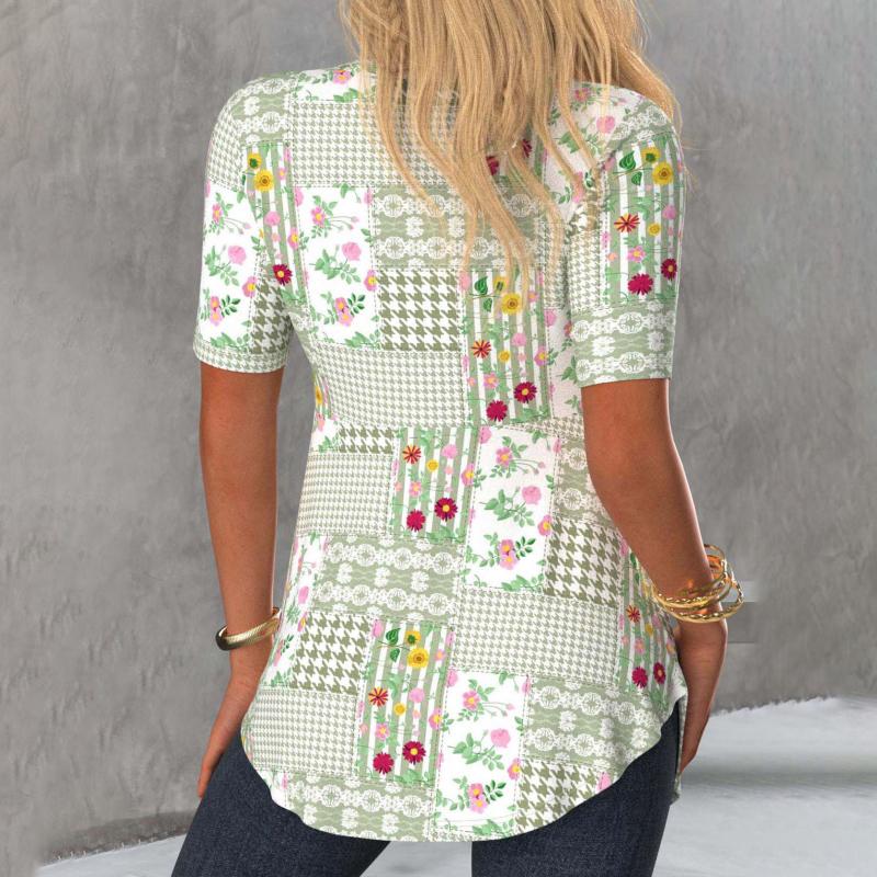 Elfie - Casual Outing Serene Blouse - A-Line