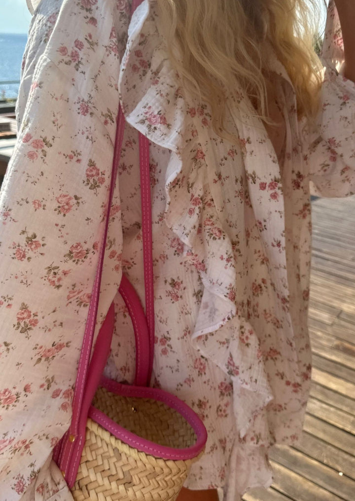 MAIRIN – FLORAL PRINT SHIRT & SHORTS TWO-PIECE SET