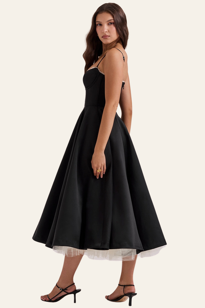 FELICIA™ | TULLE MIDI DRESS