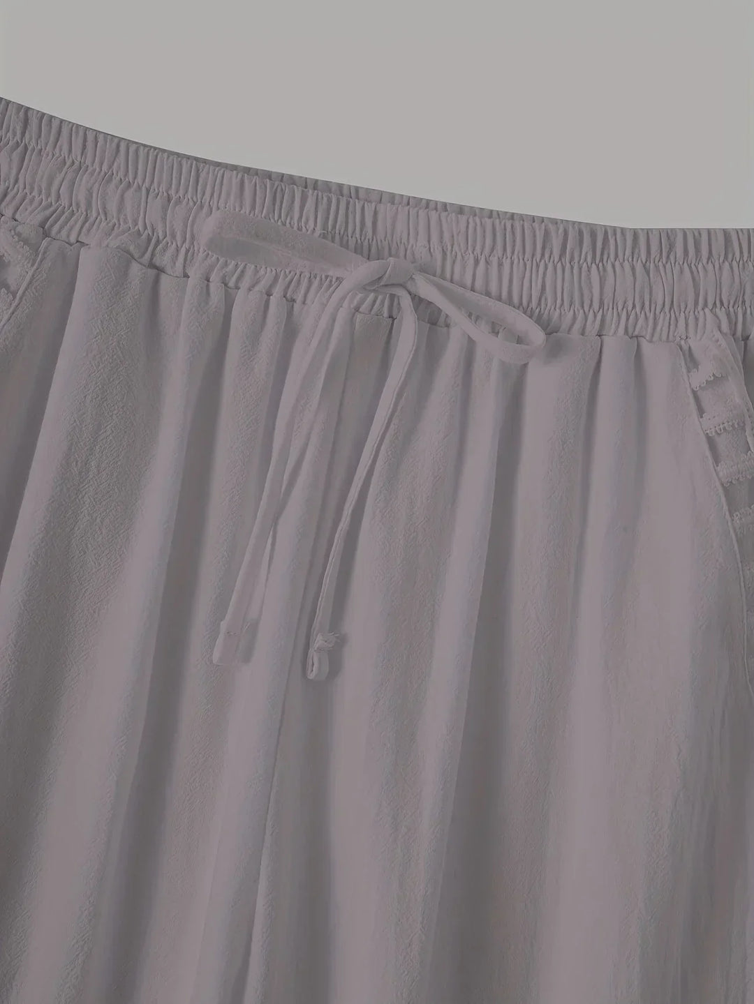 Tracey Contrast Trim Cropped Pants