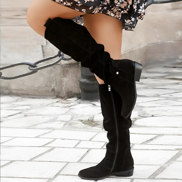 Jordyn™ | Stylish Suede Knee Boots