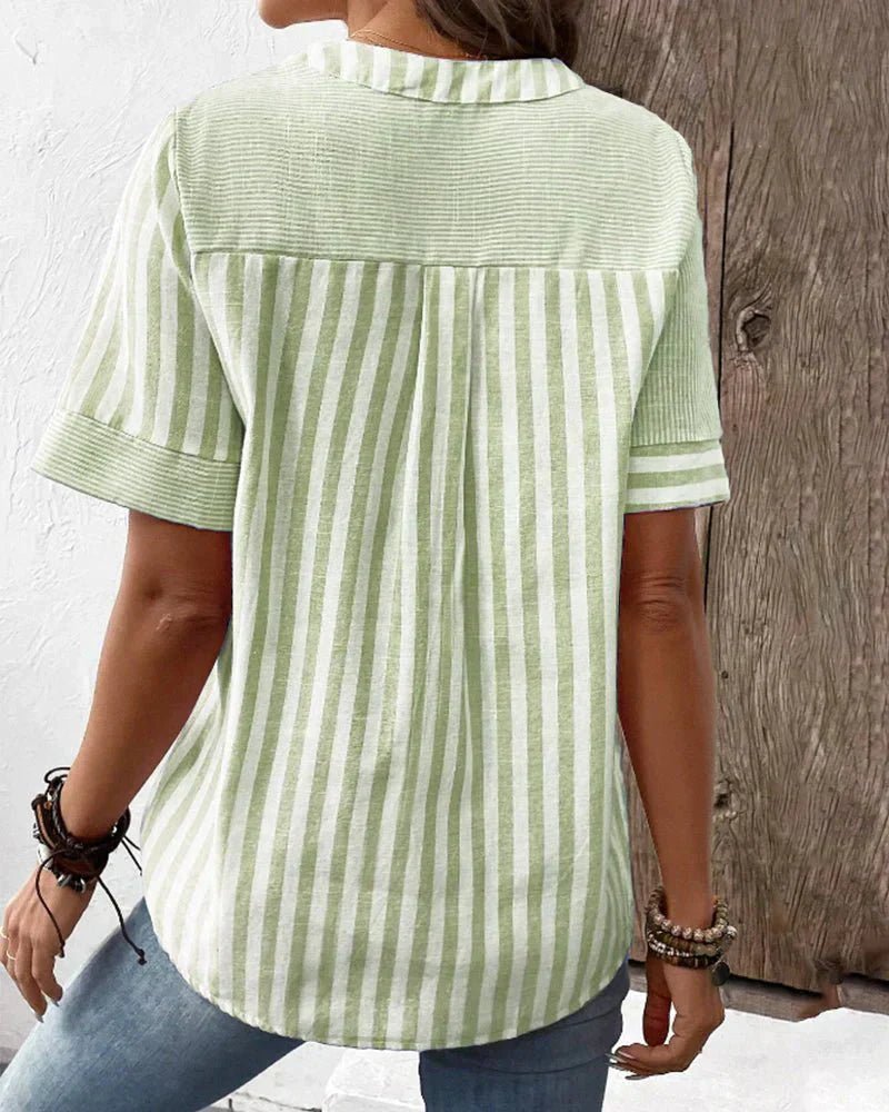 Scottie - Soft Striped Blouse