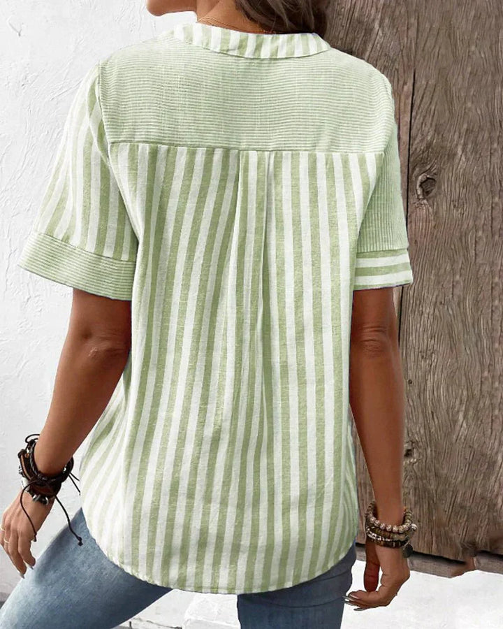 Scottie - Soft Striped Blouse