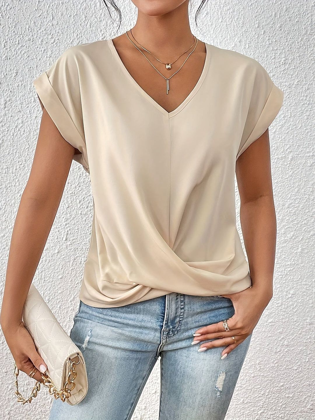 JUNIE | RELAXED SWEETHEART NECK TEE
