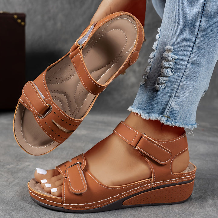 Elora™ | Elegant Orthopedic Wedge Sandals
