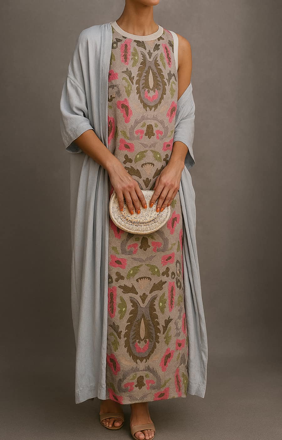 Isabella™ | Elegant Dress with Complimentary Stole