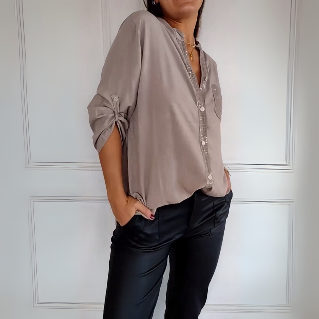 DAELINA™ | CASUAL PANELLED TOP