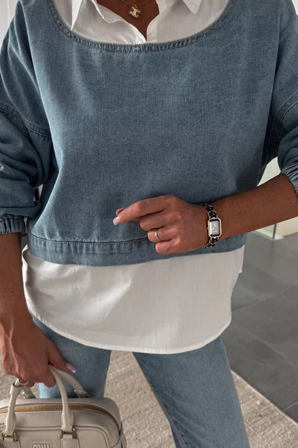 AVA | DENIM TWO-PIECE SET