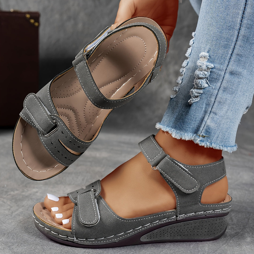 Elora™ | Elegant Orthopedic Wedge Sandals