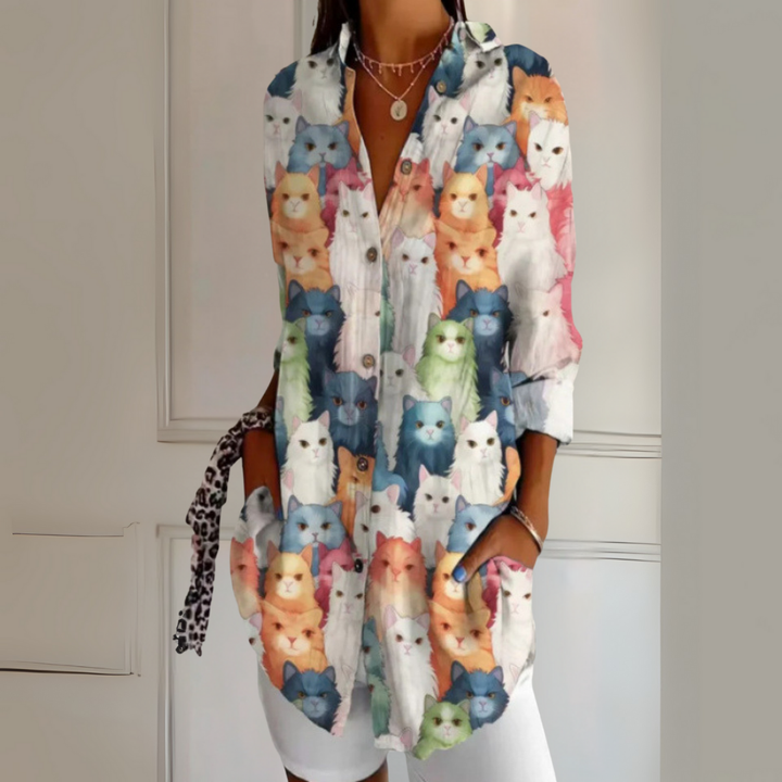 Maribel™ | Animal Blouse