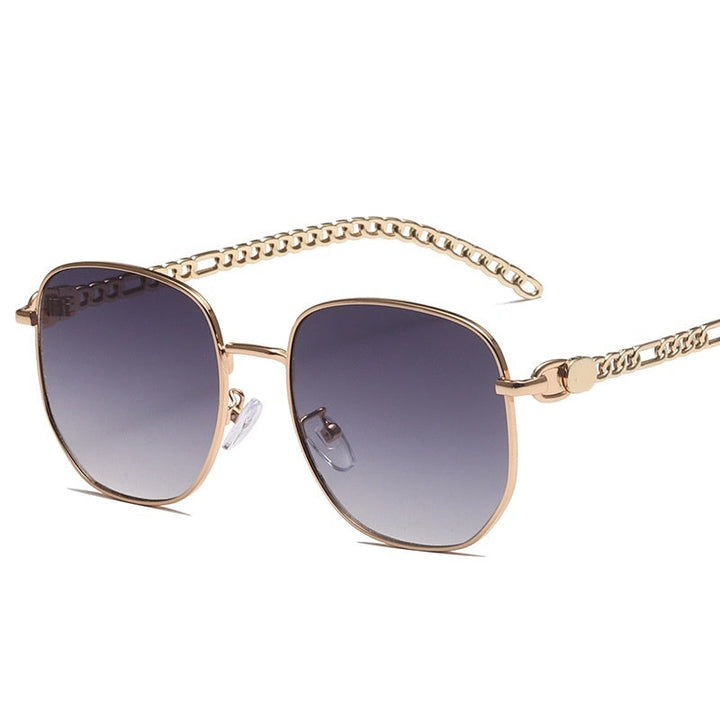 Vespera™ | Sunglasses with Gold Chain Detail