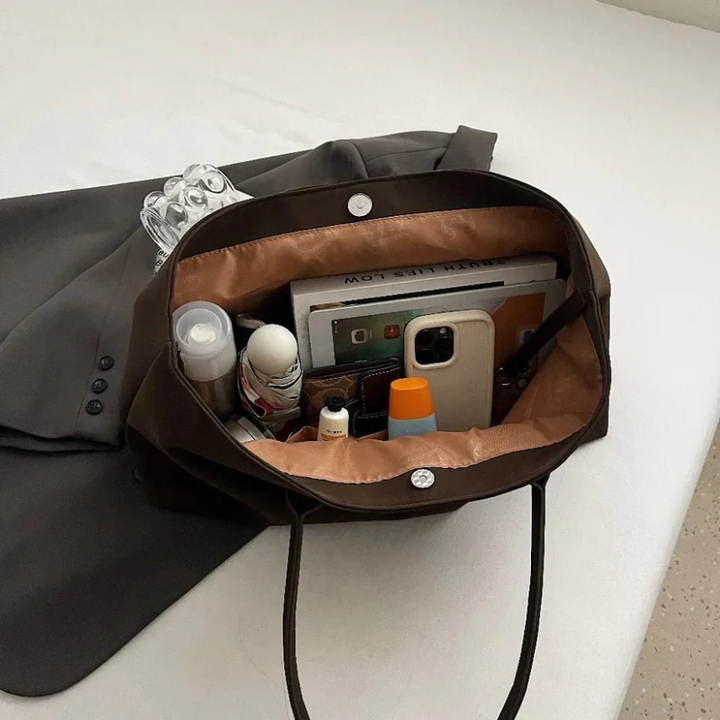 The Amara Suede Tote Bag