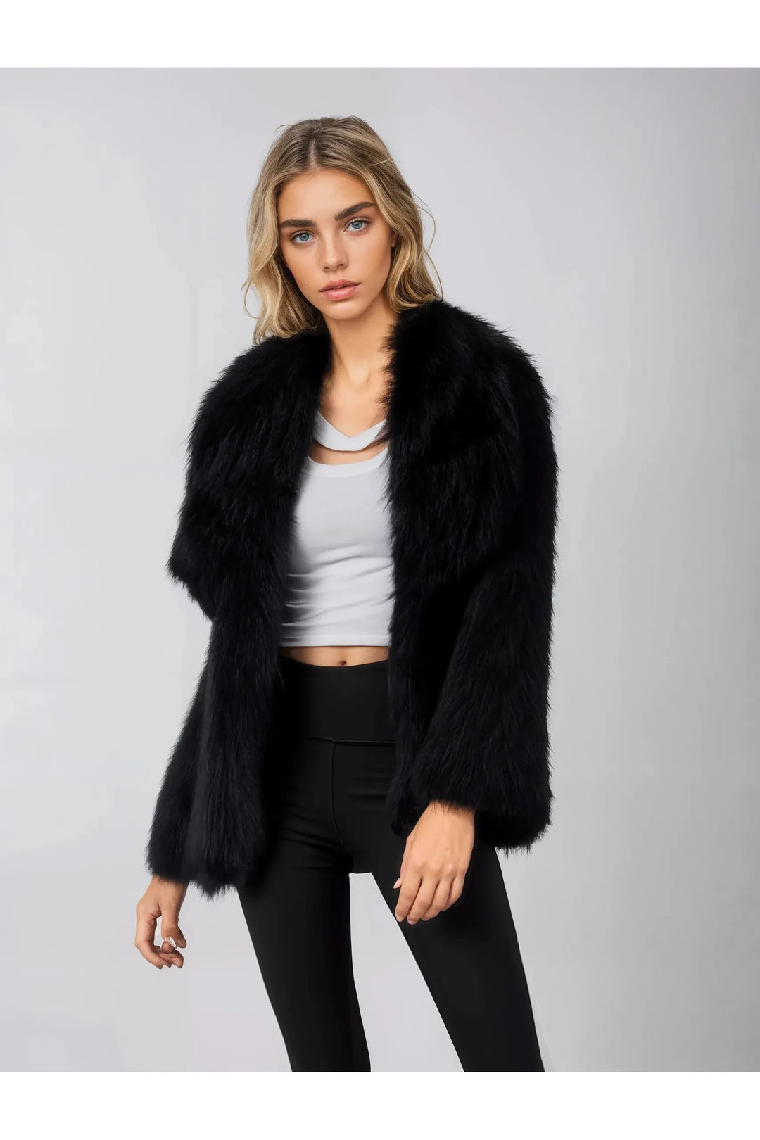 Isabella – Faux Fur Jacket