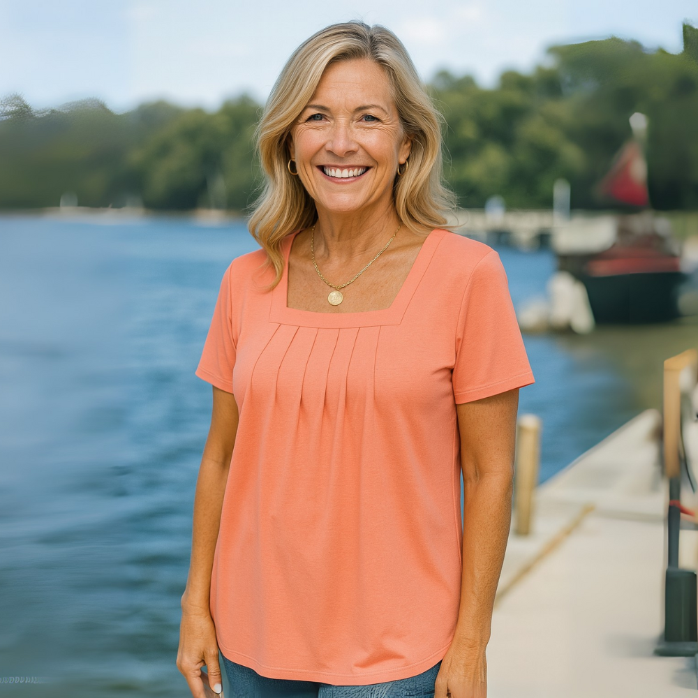 Nara - Pleated Comfort Top