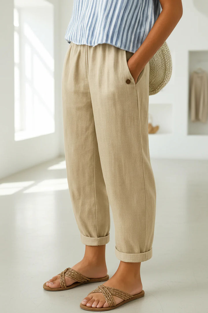 PEGGY - RELAXED CROP PANTS