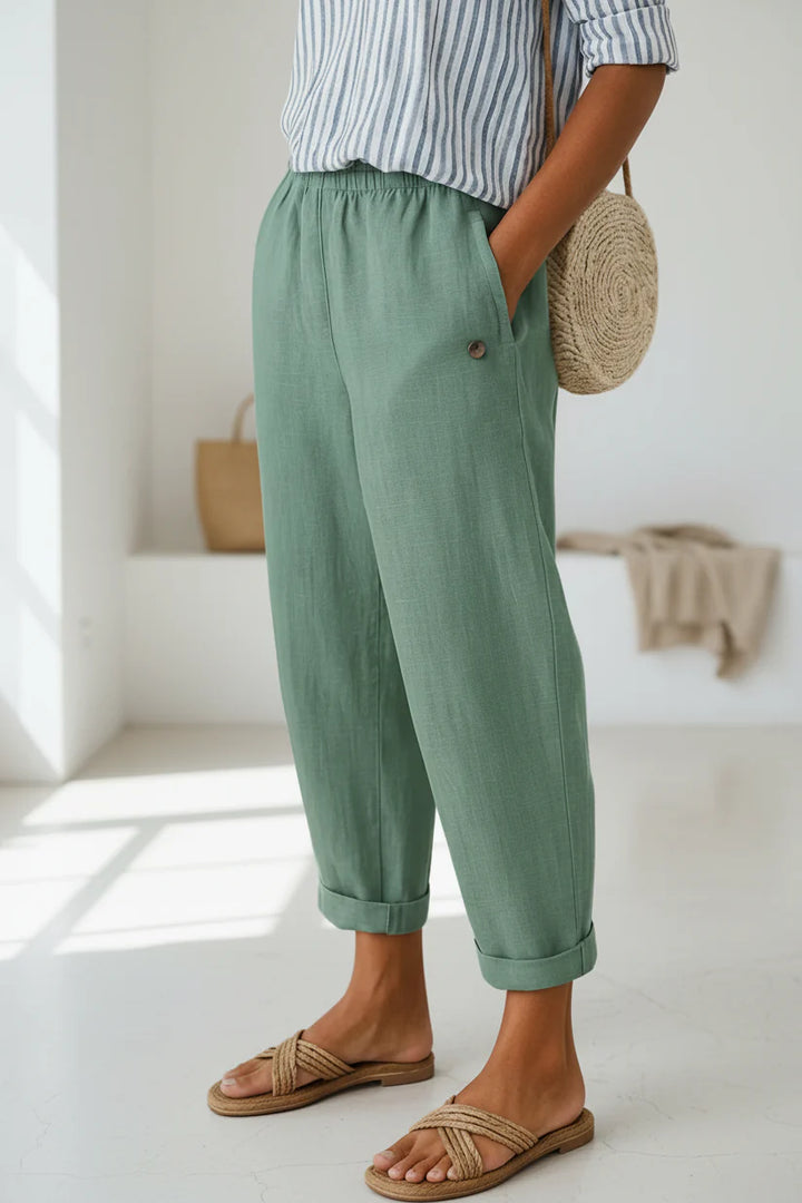 PEGGY - RELAXED CROP PANTS