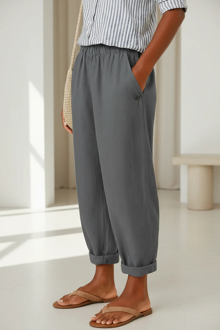 PEGGY - RELAXED CROP PANTS