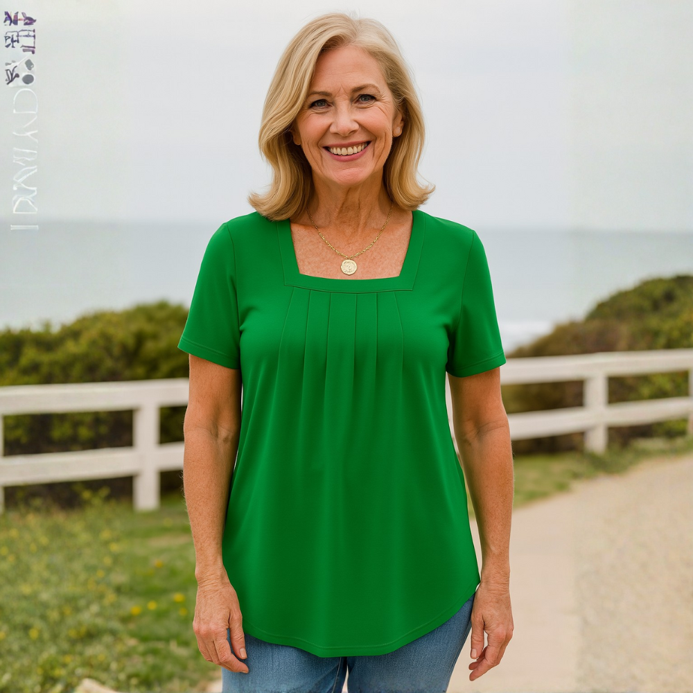 Nara - Pleated Comfort Top