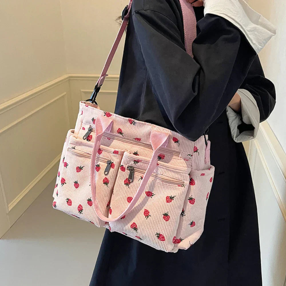 MIRELLA – STRAWBERRY TOTE BAG
