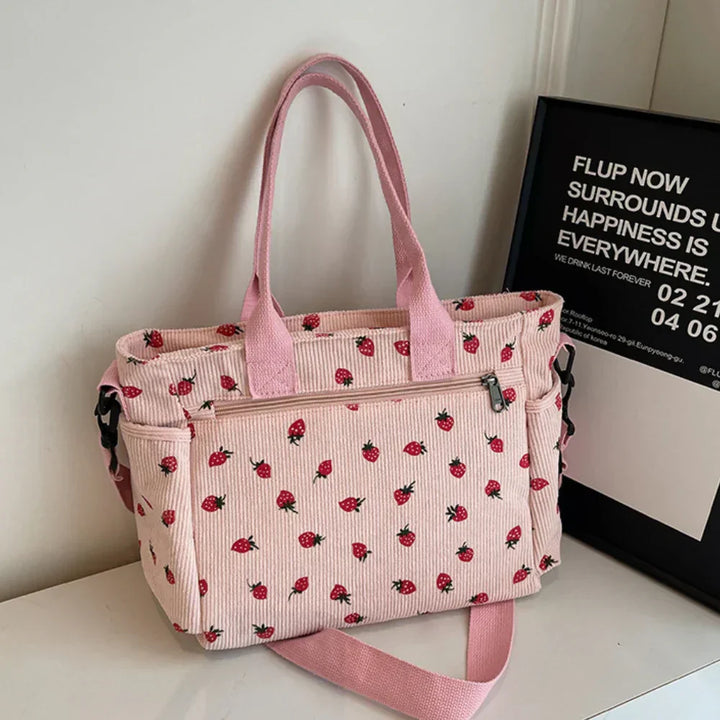 MIRELLA – STRAWBERRY TOTE BAG