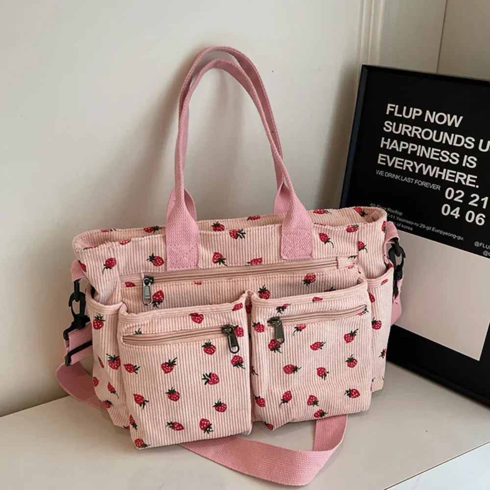 MIRELLA – STRAWBERRY TOTE BAG