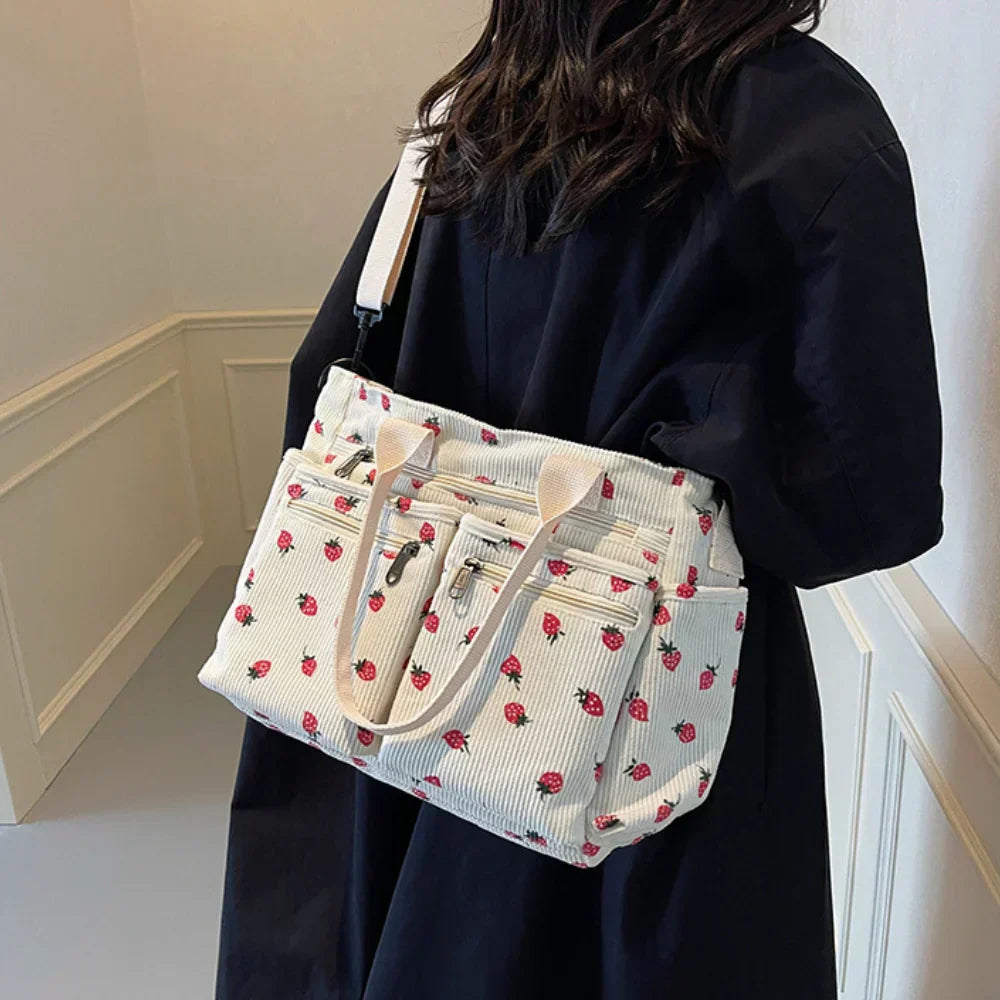 MIRELLA – STRAWBERRY TOTE BAG