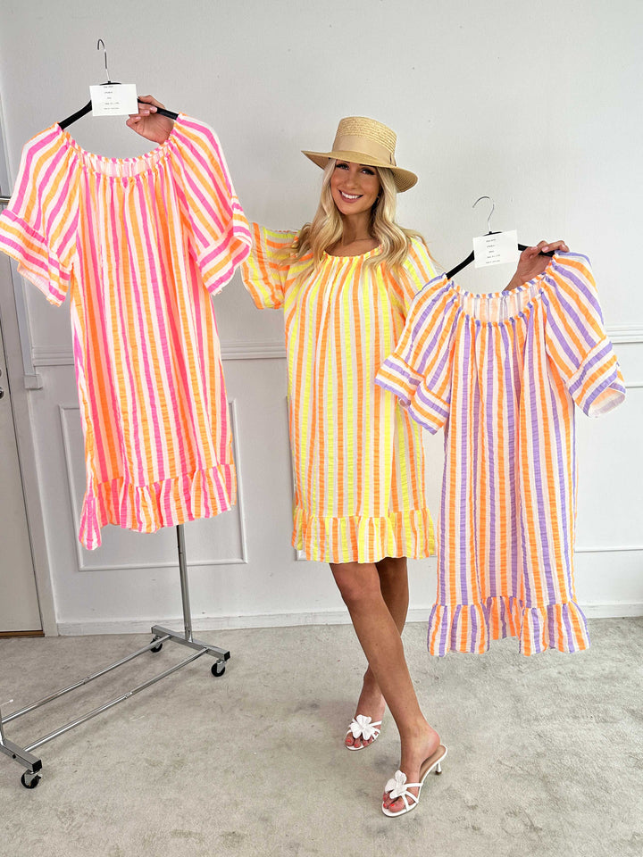 MIRELLA™ | SOFT STRIPED COTTON DRESS