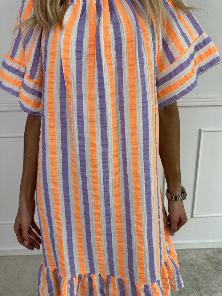 MIRELLA™ | SOFT STRIPED COTTON DRESS