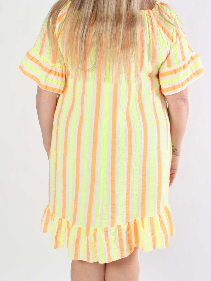 MIRELLA™ | SOFT STRIPED COTTON DRESS