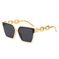 Gold Frame & Black Lenses
