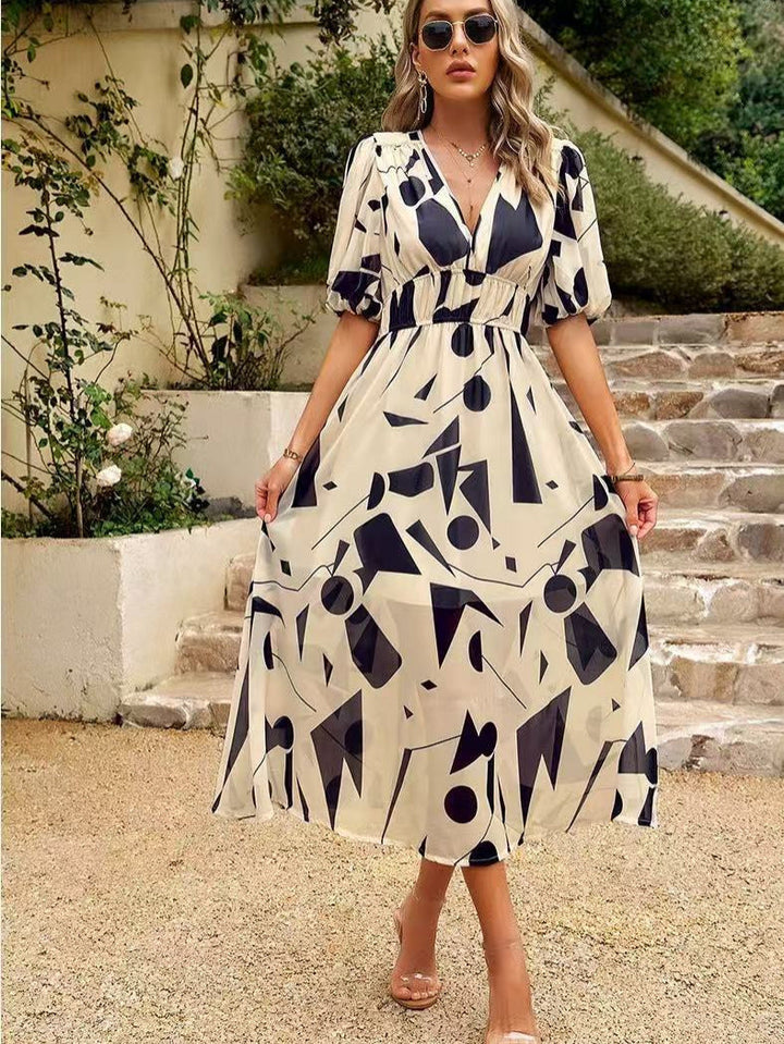 Selvara™ | Watercolour Floral Dress