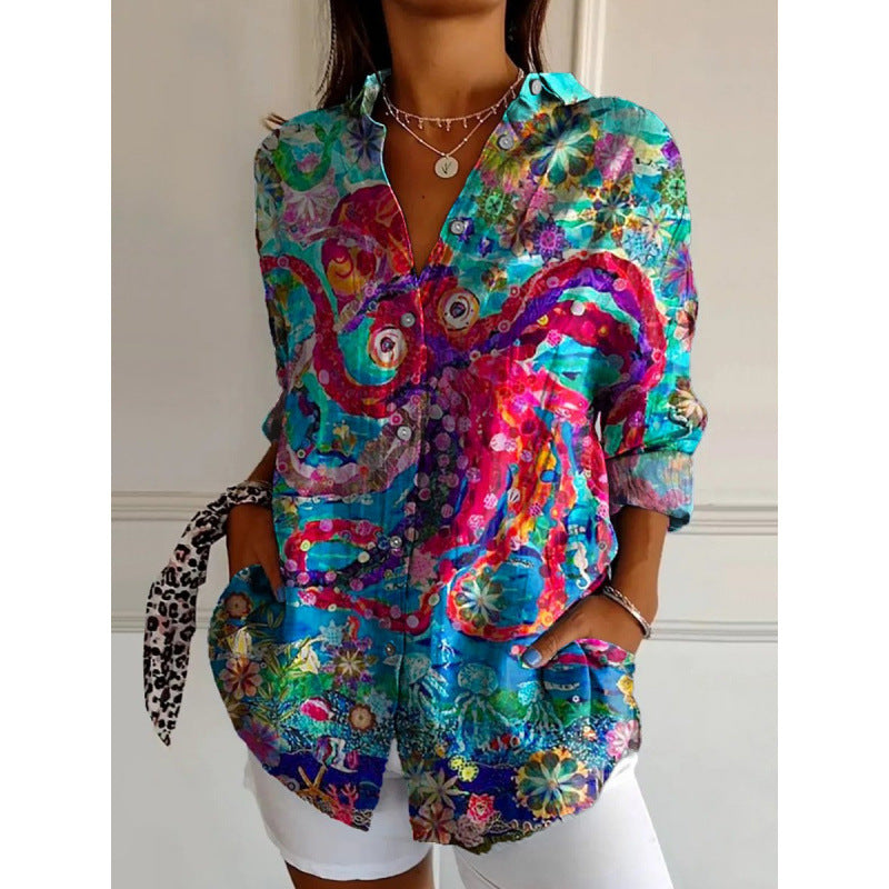 Nerina™ | Ocean Blouse