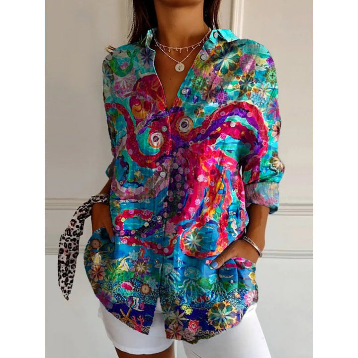 Nerina™ | Ocean Blouse