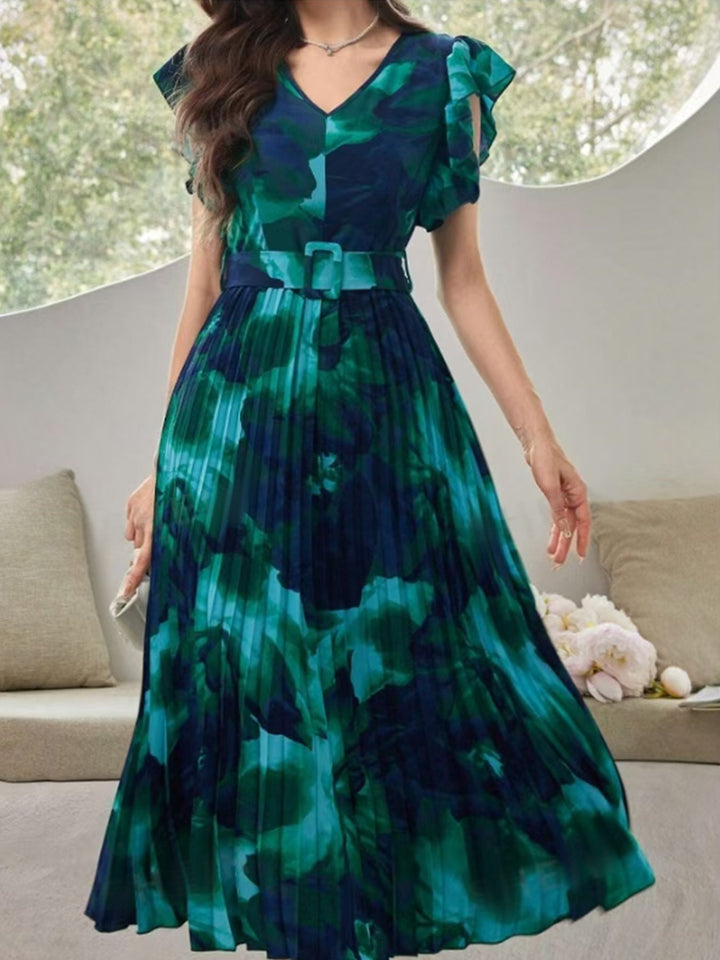 Serenya™ | Watercolour Midi Dress