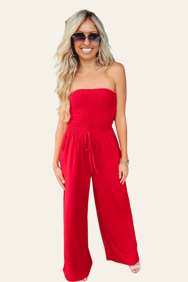 MAYA | TRENDY OFF-SHOULDER JUMPSUIT