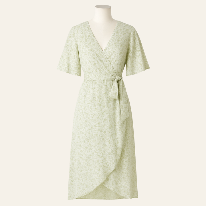 ELARA | FLORAL WRAP DRESS