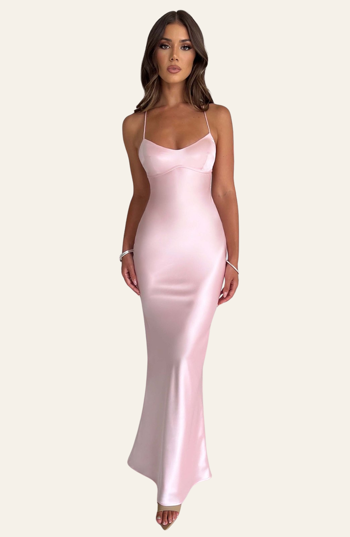 LOUISE | LUXE SATIN MAXI DRESS