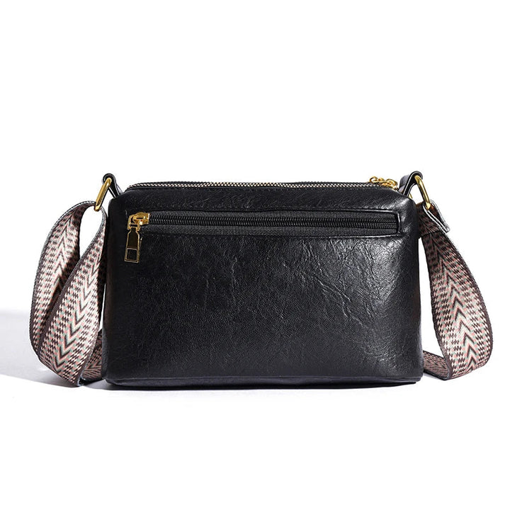 Addison Refined Leather Shoulder Bag