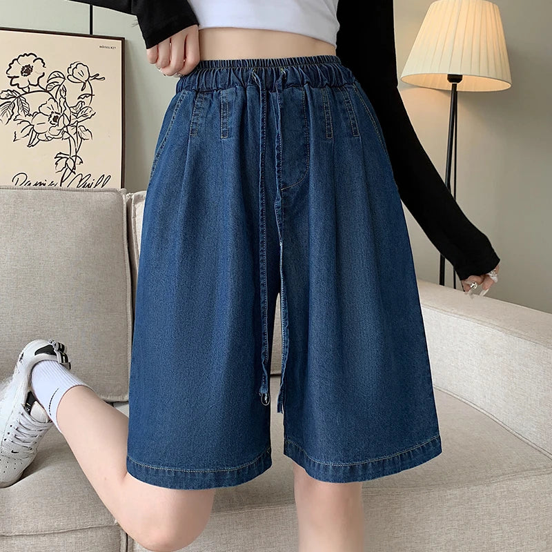 Romy™ | Tencel High Waist Wide-Leg Shorts