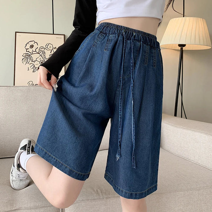 Romy™ | Tencel High Waist Wide-Leg Shorts