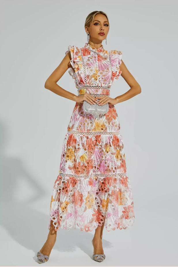 Maeve Hollow Sleeveless Maxi Dress