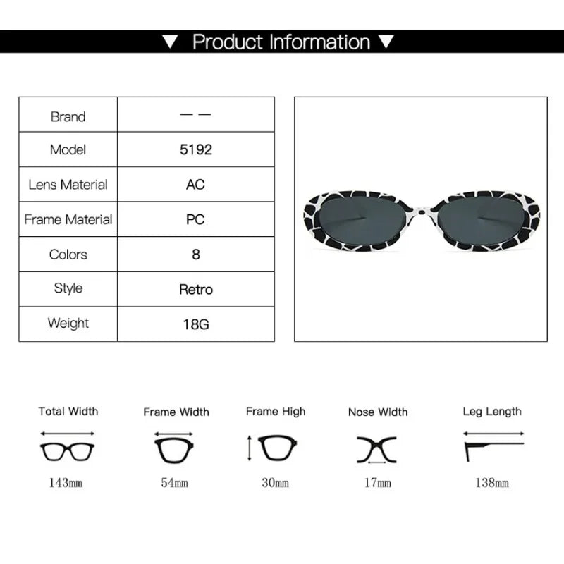 Marina | Vintage Oval Sunglasses Women Luxury