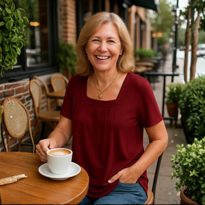 Nara - Pleated Comfort Top