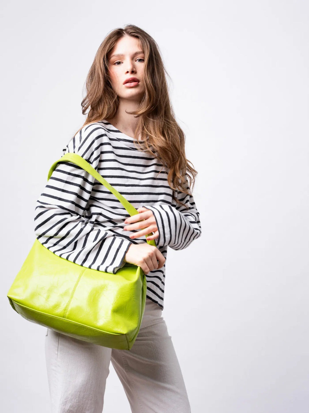 Scarlett Distressed Leather Tote